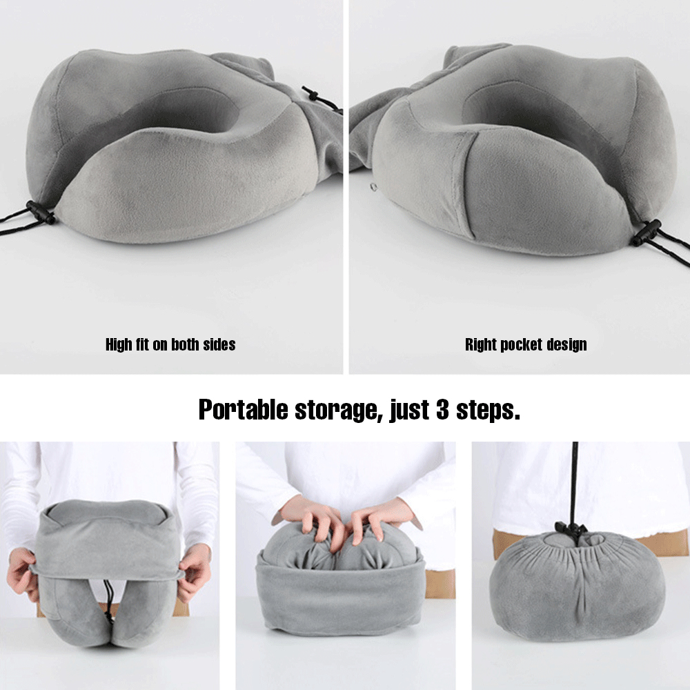 Memory Foam Travel Pillow Pulatree