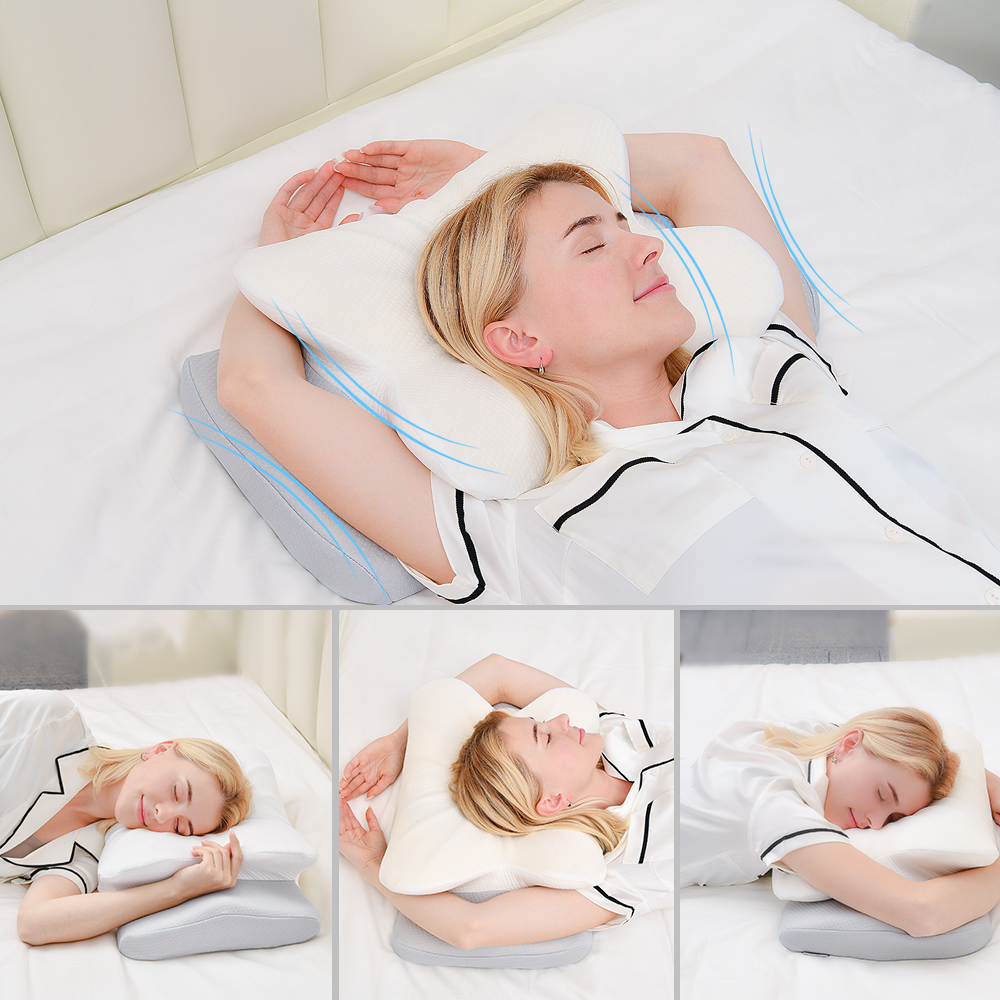 Memory Foam Contour Pillow For Neck Support Pulatree